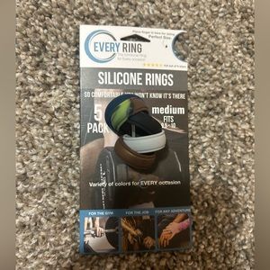 Men’s Every Ring Silicone Ring Set-Medium